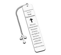 First Communion Gifts for Girls Boys Baptism Confirmation Gifts for Teens Boys Girls 1st Holy Communion Gifts Christian Gifts for Women Men Religious Bible Verse Gifts for Goddaughter Godson
