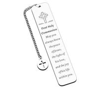 First Communion Gifts for Girls Boys Christian Bookmark Gifts for Kids Women Men Catholic Gifts for Women Men Birthday Religious Graduation Gifts Off to School Gifts 1st Communion Gifts