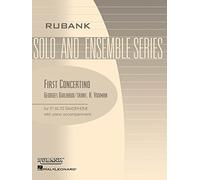First Concertino: E Flat Alto Saxophone With Piano Accompaniment