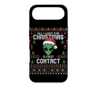 First Contact Alien UFO Christmas Ugly Xmas Sweater Case for iPhone Air