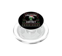 First Contact Alien UFO Christmas Ugly Xmas Sweater PopSockets PopGrip for MagSafe