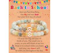 First Day at School Back to School Gifts, Beads Bracelets Gifts for Girls | Meaningful Presents for Daughter Granddaughter Niece Starting School
