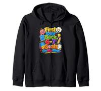 First Day Back 6 7 Goals On My Mind School Motivation Zip Hoodie