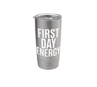 First Day Energy Christian Phil 4:13 Motivation Stainless Steel Insulated Tumbler