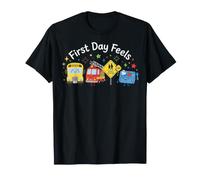 First Day Feels Cute Elementary Student School Day T-Shirt