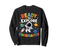 First Day Kids Welcome Back to School Astronaut Kindergarten Sweatshirt