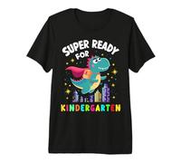 First Day Kindergarten Back to School Dinosaur Premium T-Shirt