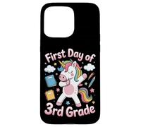 First Day Of 3rd Grade Unicorn Girl School Squad Case for iPhone 15 Pro Max