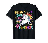 First Day of 9th Grade Ninth Grade Back to School Unicorn T-Shirt