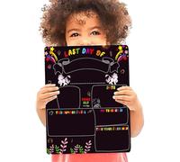 First Day of, Double-Sided for a First and Last Day 10" X 12" | Reusable for Return to, Photographic Material for I