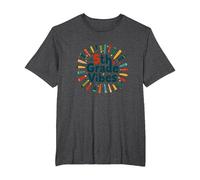 First Day of Fifth Grade 5th Grade Vibes School Gift T-Shirt, Men's Big and Tall, Dark Heather Grey, 6X Tall
