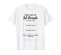 First Day of First Class Fill The Answers T-Shirt