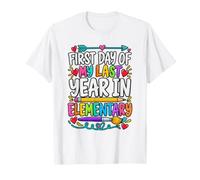 First Day of My Last Year in Elementary Back to School T-Shirt
