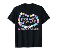 First Day of My Last Year in Middle School Back to School T-Shirt