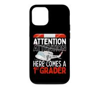 First Day Of School 1st Grade Police Helicopter - ATTENTION Case for iPhone 12/12 Pro