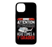 First Day Of School 1st Grade Police Helicopter - ATTENTION Case for iPhone 14 Plus