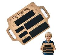 First Day of School Board,1st Day Back to School Photo Prop,Features a Personalized 1st D-ay SCH-ool Name Chalkboard