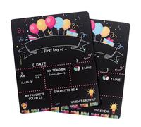First Day of School Board Double Sided First Day of Sign Photo Props for Kids Back to School Supplies