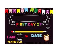 First Day of School Board - Double-Sided School Board, Personalized | 10" X 12" Double-Sided First and Last Day of, Reusable Sign Photo Prop
