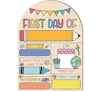 First Day of School Board, My First Day of School Chalkboard Reusable Back to Starting Schools Prop Sign Schools Gifts Photo