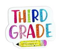 First Day of School Brooch Glittering Acrylic Back to School Lapel Pins for Student Teacher Appreciation Jewelry, Acrylic, no gemstone