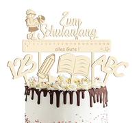 First Day of School Cake Topper - Alles Gute Zum Schulanfang, Schulkind Decoration Gift Cake Topper for Girls First Day of School Party Decoration