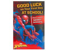 First Day of School Card - New School Card - for Boys New School Card - Boys First Day of School Card - Marvel Spider-Man Card for Boys