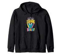 First Day of School Teacher Let the Learning Begin Zip Hoodie