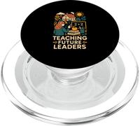 First Day Of School Teaching Future Leaders Cute Women's PopSockets PopGrip for MagSafe