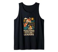 First Day Of School Teaching Future Leaders Cute Women's Tank Top