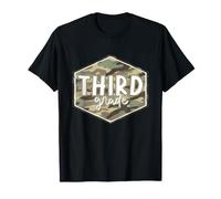 First Day of Third Grade Camo Back to School 3rd Grade Boys T-Shirt
