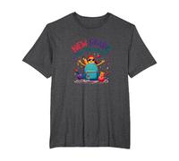 First Day of Third Grade Girls New Adventures T-Shirt, Men's Big and Tall, Dark Heather Grey, 5X Tall
