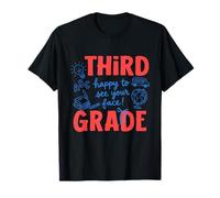 First Day of Third Grade Happy to See Your Face 3rd Grade T-Shirt