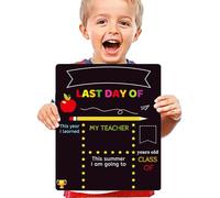 First Day School Board, 10" x 12" First Day School Board Sign | And Waterproof First Day Of The CommissionBack To School Sign Photo Prop Back To School