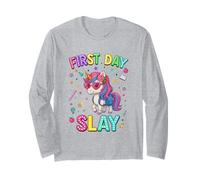 First Day Slay for Your Funny First Day Back to School Long Sleeve T-Shirt