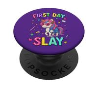 First Day Slay for Your Funny First Day Back to School PopSockets Adhesive PopGrip