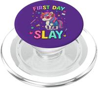 First Day Slay for Your Funny First Day Back to School PopSockets PopGrip for MagSafe