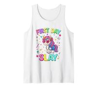 First Day Slay for Your Funny First Day Back to School Tank Top