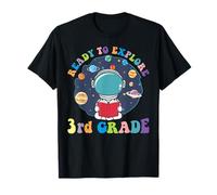 First Day Welcome Back School Astronaut Third Grade Journey T-Shirt