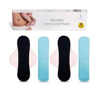 First Days Maternity Hot and Cold Gel Packs Reusable - Ideal for Postpartum, Post-Birth Recovery, Episiotomy Relief, Haemorrhoids, and More - Freezer and Microwave-Safe (Pack of 2)
