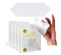 First Days Maternity - Hydrogel Breast Pads for Sore Nipples, Instant Cooling Relief, Suitable for All Skin Types, Nursing Pads with Soft Fabric Backing and 1mm Thickness (Five Packs [50])