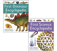 First Dinosaur Encyclopedia & First Science Encyclopedia By DK 2 Books Collection Set