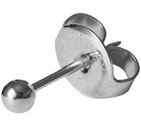 First Ear Stud Surgical Steel Sterile Ball Stud Earrings 3-4 mm - 4 mm