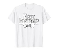 First Edition Book Collector Serious Bibliophile Antiquarian T-Shirt
