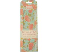 First Edition FEDEC012 | Decoupage Papers Orange Blooms | 26 x 37.5 cm | 3 Sheets | 22gsm | Perfect for Home Crafts, Upcycling, DIY and Papermache