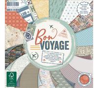First Edition FSC 6x6 Paper Pad-Bon Voyage, Multi, One Size