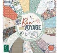 First Edition FSC 8x8 Paper Pad - Bon Voyage
