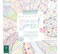 First Edition FSC 8x8 Paper Pad-Oh So Sweet, Multi, One Size