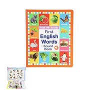 First English Words Sound Book,My First English Sound Toy - 470+ Words, 21 Themes,for Educational Language,School Education,Alphabet Sound Book (1pcs)