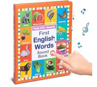 First English Words Sound Book, My First English Sound Toy - 470+ Words, 21 Themes, Fun Word Game & Bilingual Toys and more, School Education & Perfect Educational Gift, for Toddler 0-9 Year Old (A)